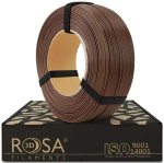 Filaments PLA &scaron;okolādes brūns 1,75 mm 1 kg uzpildes Rosa3D