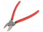 Pliers | side,cutting | plastic handle | Pliers len: 180mm
