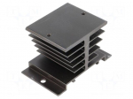 Heatsink: extruded | Y | for one phase solid state relays | black