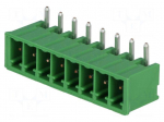 Pluggable terminal block | Contacts ph: 3.5mm | ways: 8 | angled 90&deg;
