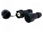 Connector: AC supply | screw terminal | male + female | 6&divide;14mm | 400V