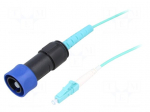 Connector: fiber optic | patchcord | PIN: 1 | bayonet | Buccaneer 4000