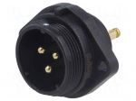SP21 | socket | male | PIN: 3 | IP68 | screw terminal | 500V | 1.5mm2 | 30A