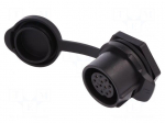 Socket | Connector: circular | size 20 | 02 | female | PIN: 12 | for latch