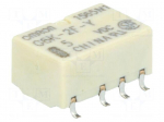 Relay: electromagnetic | DPDT | Ucoil: 5VDC | 0.3A/125VAC | 1A/30VDC