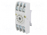 Socket | PIN: 11 | 10A | 250VAC | Mounting: DIN | Leads: screw terminals