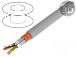 Wire | Li-2Y-CY-PIMF | 2x2x1mm2 | PVC | grey | 250V