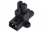 Transition: T adapter | male,female x2 | EPN2 | 16A | 250VAC | PIN: 2