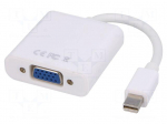 Adapter | D-Sub 15pin HD socket,mini DisplayPort plug | 0.15m