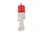 Signaller: lighting-sound | 24VDC | bulb | red | IP54 | &Oslash;86x233mm | 556mA