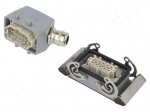 Connector: HDC | male + female | plug + socket | HE | PIN: 10 | 10+PE