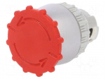 Switch: emergency stop | Stabl.pos: 2 | 22mm | red | IP65 | Pos: 2 | &Oslash;22mm