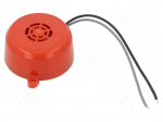 Sound transducer: piezo signaller | 24V | Sound level: 90dB