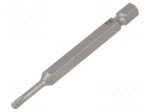 Screwdriver bit | spherical,Torx&reg; | T15 | 1/4" | Overall len: 70mm