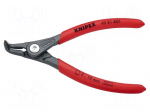 Pliers | for circlip | external | 3&divide;10mm | Pliers len: 130mm | angular