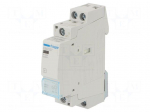 Contactor: 2-pole installation | 25A | 230VAC | NC + NO | ESC