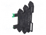 Socket | 1-phase | for DIN rail mounting | 78.6x6.2x101mm | -40&divide;70&deg;C