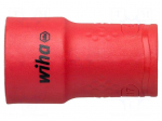 Socket | insulated,socket spanner | HEX 8mm | 3/8" | Socket: 6-angles