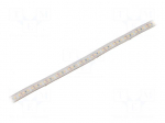 LED tape | white neutral | 2835 | LED/m: 120 | 10mm | white PCB | IP65