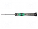 Screwdriver: precision | 6-angles socket | HEX 4mm