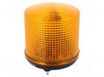 Signaller: lighting | flashing light | amber | S125 | 24VDC | IP44 | ABS