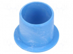 Bearing: sleeve bearing | with flange | &Oslash;out: 17mm | &Oslash;int: 15mm | blue