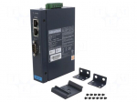 Serial device server | Number of ports: 3 | 12&divide;48VDC | RJ45 x2 | EKI
