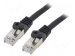 Patch cord | S/FTP | Cat: 6a | RJ45 plug,both sides | stranded | Cu | 3m