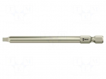 Screwdriver bit | square | RB3 | 1/4" | Overall len: 89mm