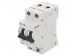 Circuit breaker | 230/400VAC | Inom: 20A | Poles: 2 | Charact: D | 15kA