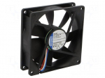 Fan: DC | axial | 24VDC | 92x92x25mm | 84m3/h | 36dBA | ball | 2700rpm