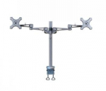 NEWSTAR FLAT SCREEN DESK MOUNT (CLAMP)  10-27" SILVER