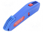 Stripping tool | &Oslash;cable: 4&divide;28mm | Wire: round | Tool length: 145mm