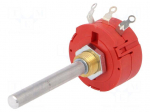 Potentiometer: shaft | 10k&Omega; | single turn | 2W | &plusmn;10% | 6mm | wirewound