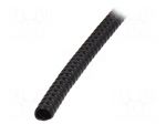 Spiral wrapping | PVC | black | L: 1m | SP | Features: flexible | &Oslash;int: 8mm