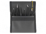 Tweezers-set | for precision works | ESD | 6pcs.