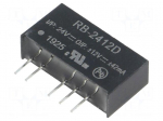 Converter: DC/DC | 1W | Uin: 21.6&divide;26.4VDC | Uout: 12VDC | Uout2: -12VDC