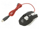 Mouse | black,mix colours | USB A | optical,wired | 1.5m