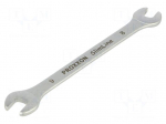 Wrench: flat | double-sided | 8mm,9mm | Chrom-vanadium steel