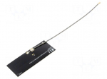Antenna | 2G,3G,4G,GSM,LTE | 2.7dBi | glued | 70.4x26.4x0.3mm | MC137