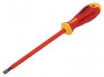 Screwdriver: insulated | slot | 6.5x1.2mm | ERGONIC&reg;