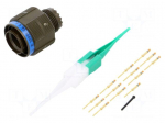 Connector: military | plug | male | PIN: 13 | MIL-DTL-38999 Series III