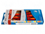 Screwdriver: insulated-set | insulated | Phillips,slot | TBI | 6pcs.