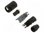 Connector: circular | 710 | 125V | 3A | PIN: 5 | plug | female | soldering