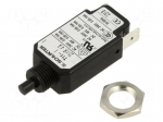 Circuit breaker | Urated: 240VAC | 48VDC | 4A | SPST | Poles: 1 | screw