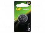 Battery: lithium | CR2477,coin | 3V | 1000mAh | non-rechargeable