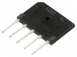 Bridge rectifier: three-phase | Urmax: 800V | If: 50A | Ifsm: 500A | THT