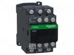 Contactor: 3-pole | NO x3 | Auxiliary contacts: NC + NO | 24VDC | 9A