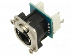 Connector: RJ45 | socket | XLRnet | Cat: 6 | with push button | IDC