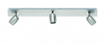 Trio-Lighting Michael 3-pc GU10 brushed steel virziena gaismeklis